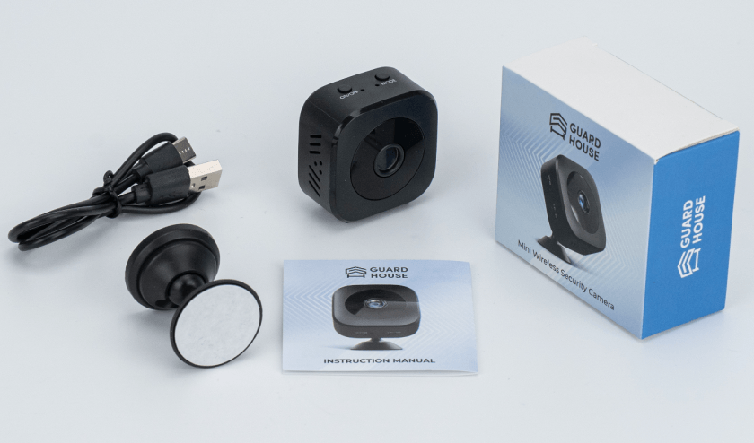 GuardHouse security camera setup kit designed for quick installation, simple setup, and immediate home protection.