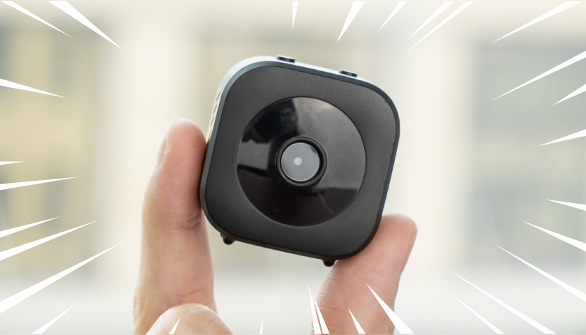 Portable wireless GuardHouse security camera featuring Ultra HD video for reliable home monitoring and easy installation.